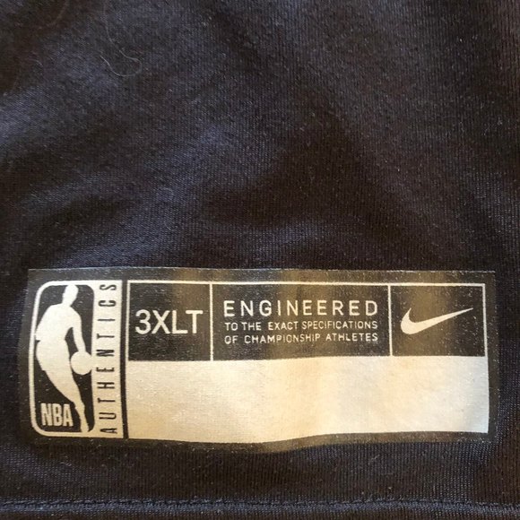 NBA Nike Mens Houston Rockets Black Red Engineered Basketball T Shirt 3XL Tall - Picture 4 of 6